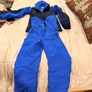 Columbia Blue Ski Pants and Jacket